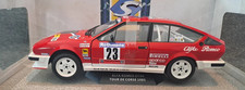 ALFA ROMEO ALFETTA GTV6 N 23 RALLY TOUR DE CORSE 1985 Y.LOUBET SOLIDO 1:18