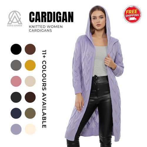 Ladies longline cardigan - longline,