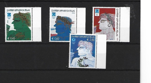 Greece mnh euro - set, 2002