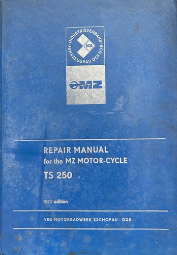Ts250 genuine 1974 service - ts250,