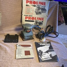 Heavy Duty Black & Decker Proline Palm Sander 240v with dust bag & instructions 