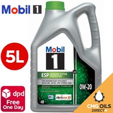 MOBIL 1 ESP X2 0W-20 ADVANCED FULLY SYNTHETIC ENGINE OIL - 5 L (Z157784)