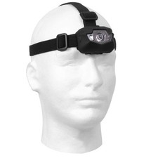 Military CREE LED Headlamp (with White & Red Bulbs) Black