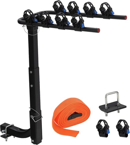 Hitch mount bike rack secure - bike,
