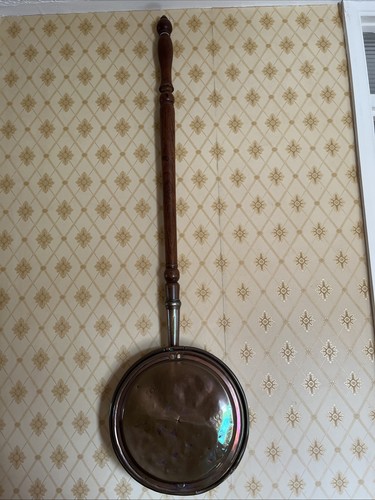 Large brass warming - warming, pan