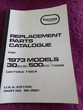 Triumph Parts Manual 1973