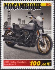 2020 HARLEY DAVIDSON LOW RIDER S Motorcycle Motorbike Stamp (2020 Mozambique)