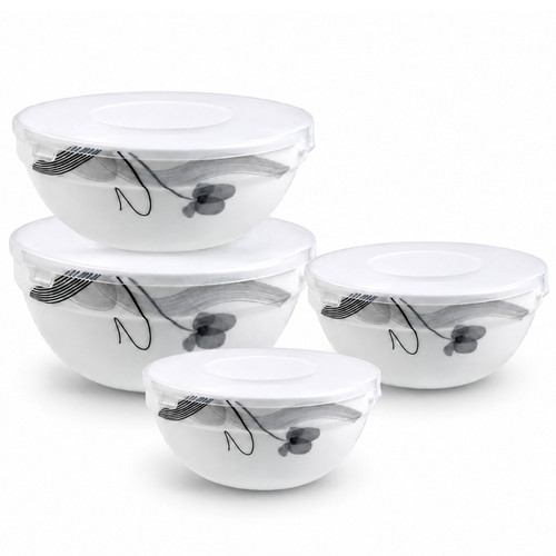 4pc glass storage - 4pc,