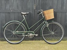 1936 Classic Vintage Elswick Ladies Bicycle Green/Gold 26” Wheel Pre-War Bike