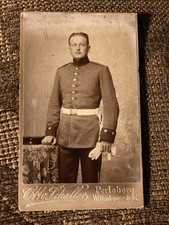 Victorian CDV Photo German Army Soldier - Schaller, Perleberg