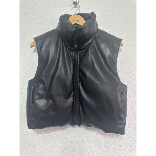 Zara womens black faux - zara,