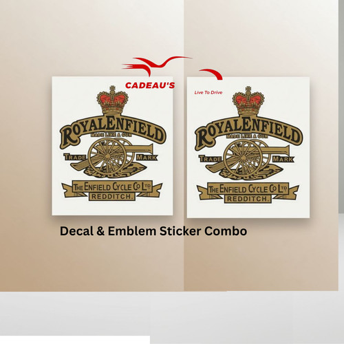 Gold black graphic - , decals