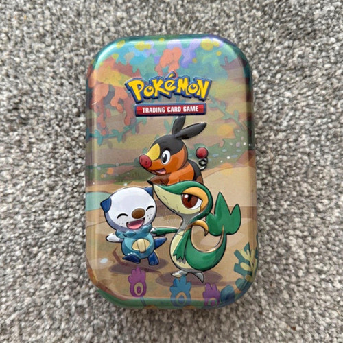 Pokemon trading card tin