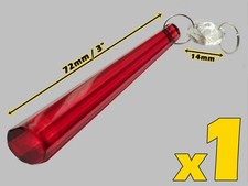 Red Chandelier Beads Glass