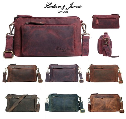 Leather small travel satchel - leather,