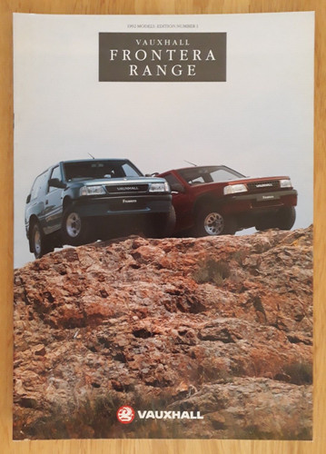 Vauxhall frontera range - vauxhall,