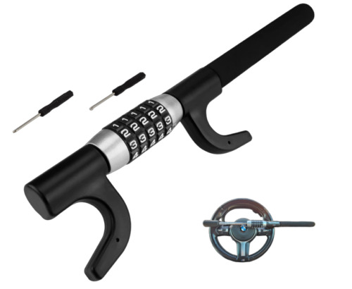 Steering wheel lock digit - wheel, lock,