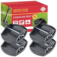 GADLANE 4 x Universal Caravan Jack Steady Foot Leg Support Stop Pads Leveller