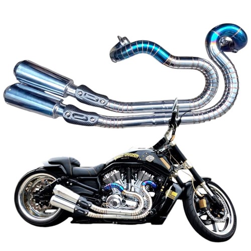 Custom exhaust pipe harley - custom,