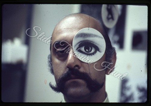 Bald man mustache giant - man,