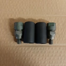 BLACK CLAMPS LOCK MIRRORS MOTO