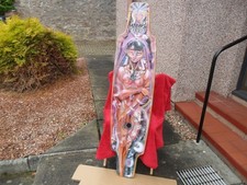 Longboard deck amazing 1 of 1  massive  54 x 12" / art work by Joe Rusbridge