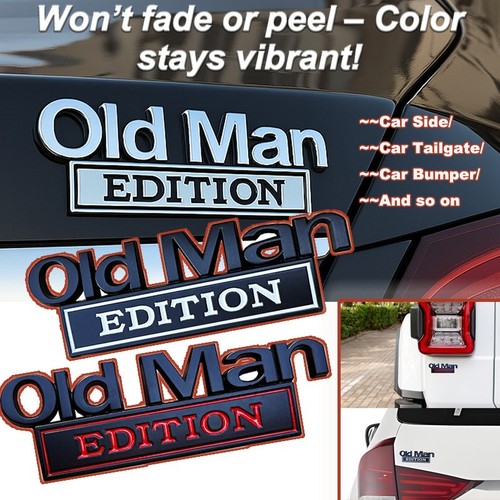 Old man edition car - old,