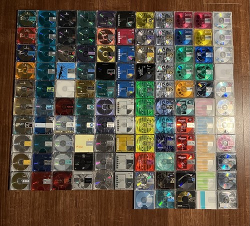 Lot 115 used - of, minidiscs
