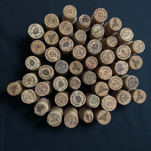 200 french champagne corks - french,