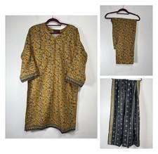 Salwar Kameez Pakistani Indian 3 Piece Stitched Designer Suit Winter Yellow