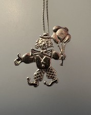 Silver 925 Clown Necklace
