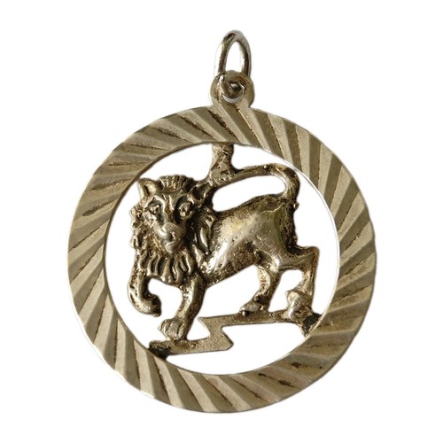 Vintage silver fob - silver,