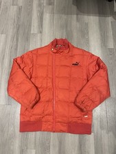 Vintage Puma Puffer Jacket Red
