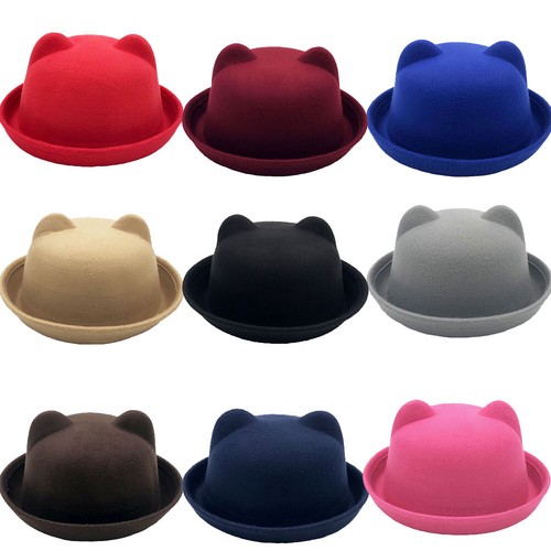 Girls ladies felt cat ears - girls,