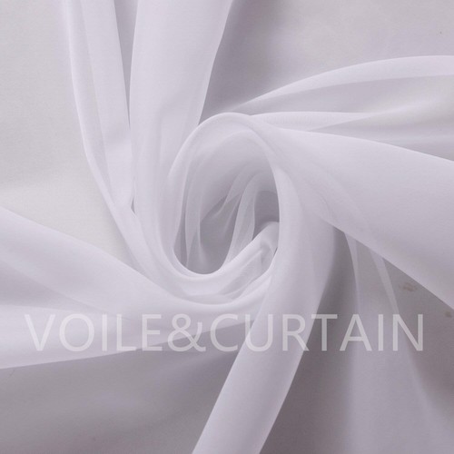 White voile fabric - voile,