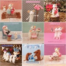 Cute Whimiscal Whimsical Card Family Birthday mouse sausage dog 