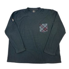 Guinness Fleece Jumper Crew Neck Black Mens 2XL