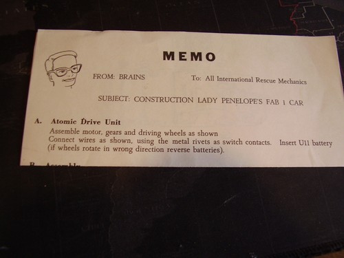 Rare vintage memo sheet - memo, brains