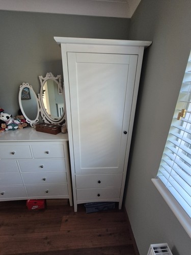 White single wardrobe - white,