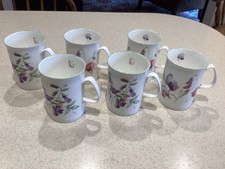 Set Of 6 Bone China Enhanced