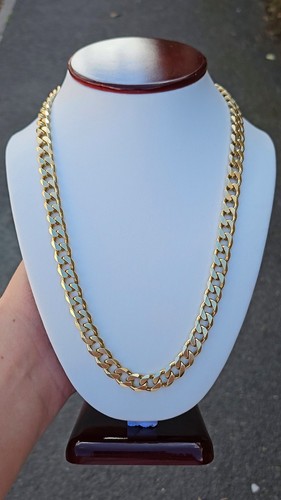 9ct gold large curb - curb, chain