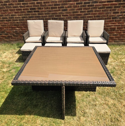 Rattan piece cube - rattan,