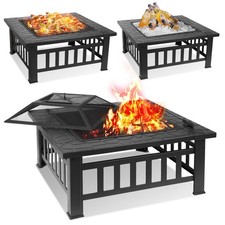 Large Fire Pit Table Metal
