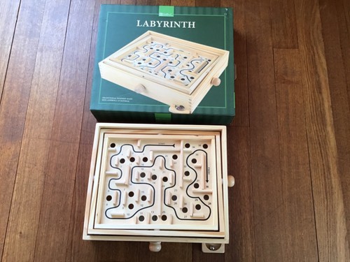 Labyrinth wooden tilt - labyrinth, and