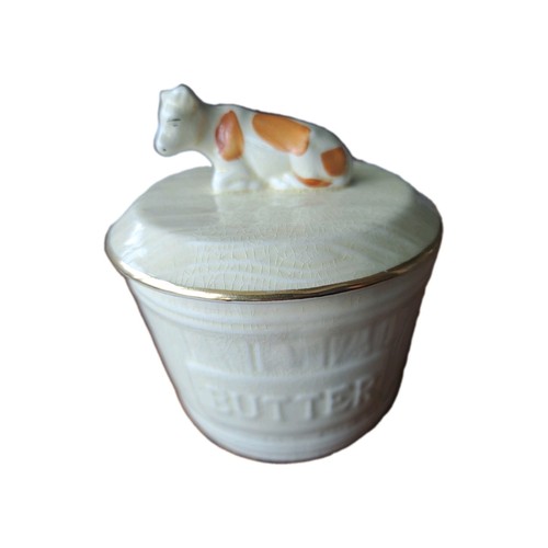 Vintage crown devon cow butter - devon,