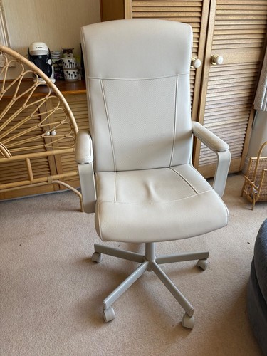 Ikea desk chair white leather - desk,