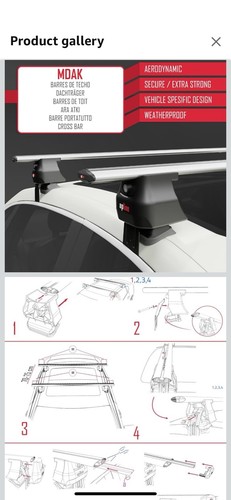 Acpar premium roof rack bars - acpar,