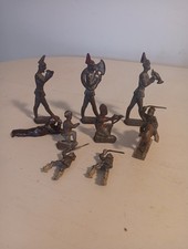 10X Antique Lead Soldiers