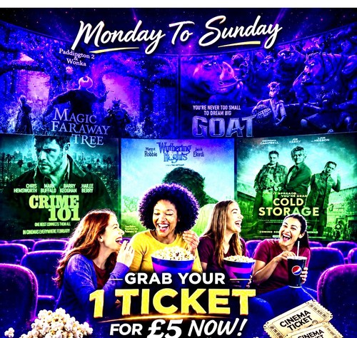 Cineworld cinema tickets - x,