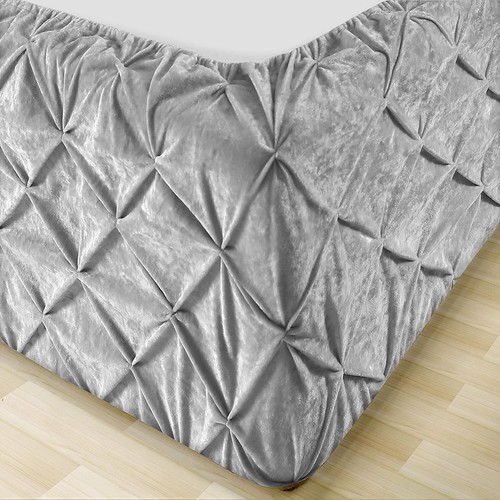 Pintuck valance sheet velvet - pintuck,